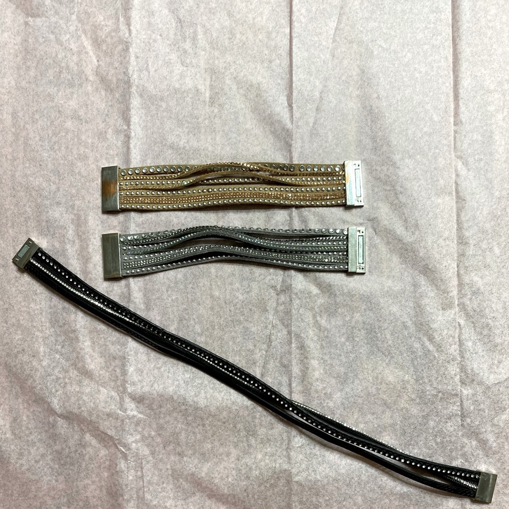 Set Of 3 Magnetic Bracelets